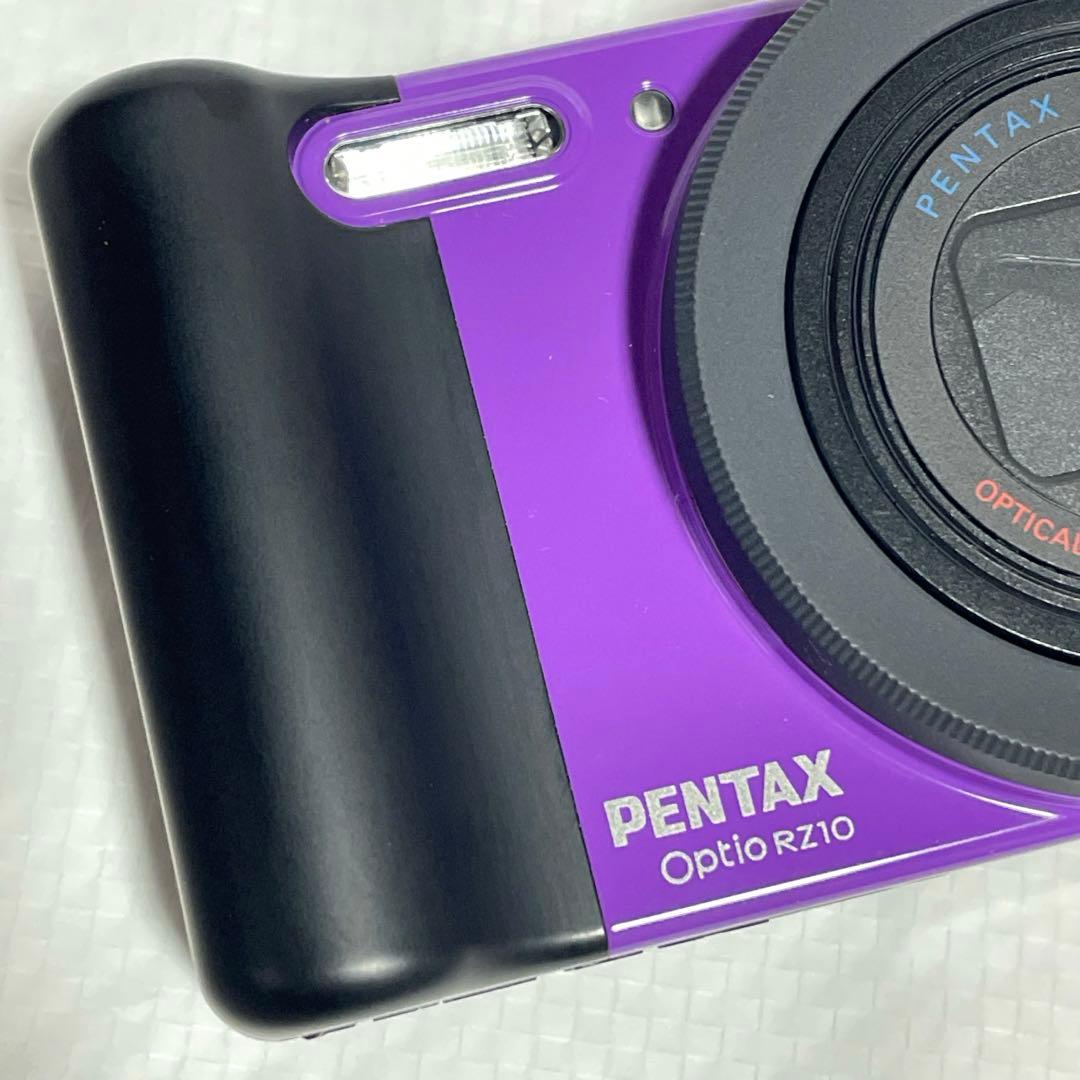 PENTAX Optio RZ10 デジタルカメラ デジカメ コンデジ 紫 元箱