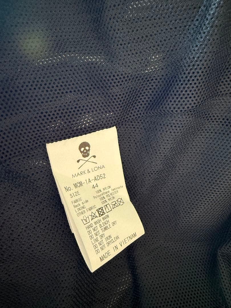 美品 ★ MARK&LONA CODE ブルゾン マーク&ロナ パーカー