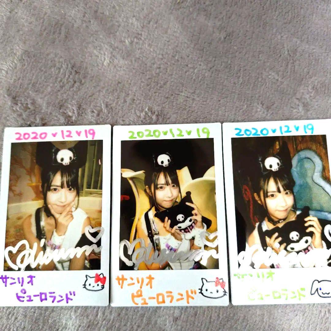 2i2 デビューイベント 天羽希純サイン入りチェキ おまけ生写真＋キス顔