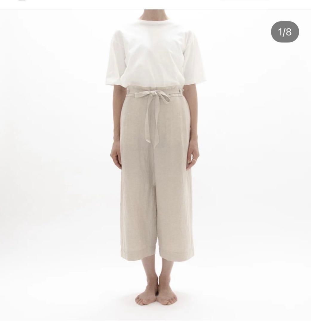 yaeca リネン リボン　キュロット (unisex)