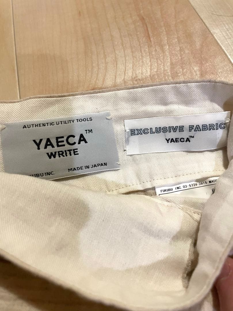 yaeca リネン リボン　キュロット (unisex)