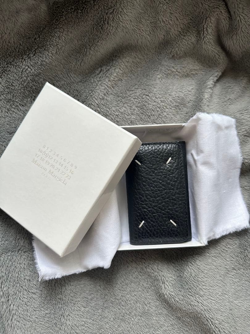 Maison Margiela 黒レザーキーケース