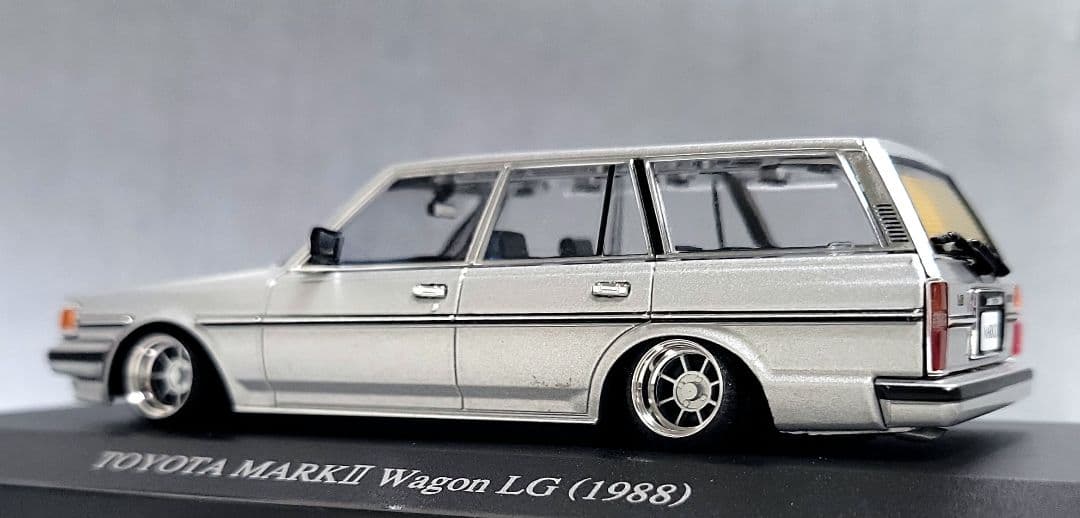 1/43　マークⅡ　ワゴン改　LG　ハヤシストリート　アルミ製　深リム　希少品