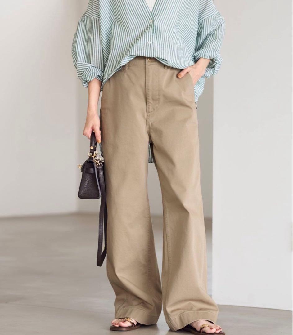 フレームワーク オーバーサイズチノパンツ 40サイズ - メルカリ