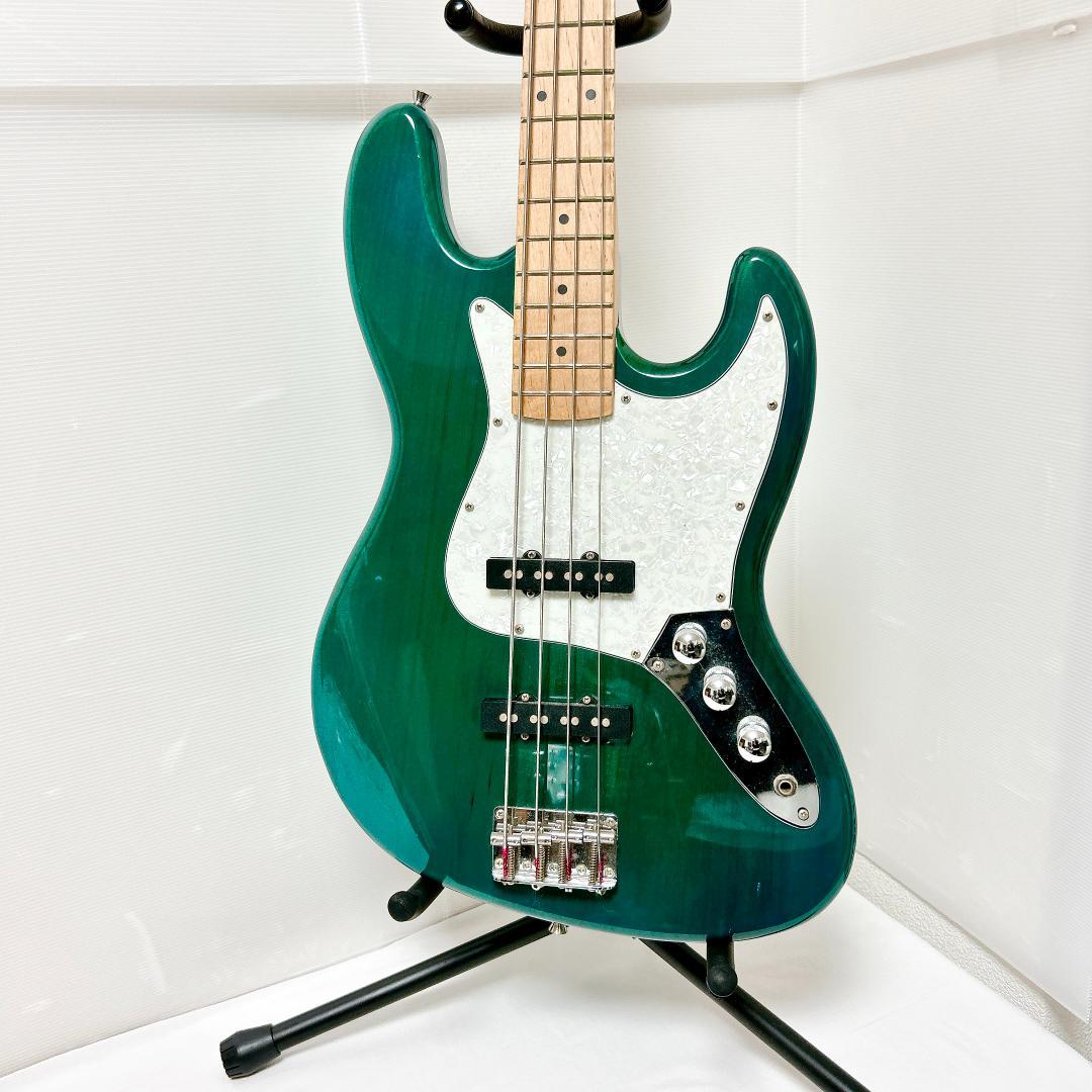 美品 Photogenic ジャズベ 緑 ベース グリーン 初心者 レアカラー