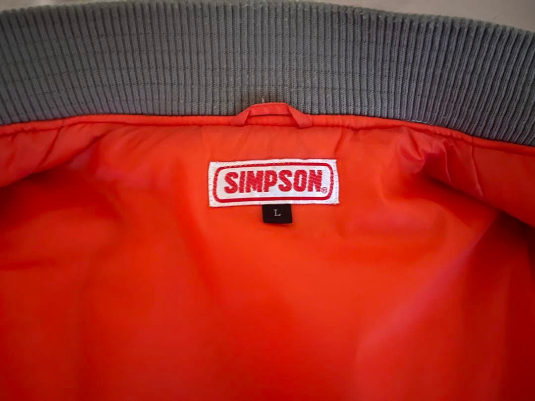 SIMPSON オリーブグリーン MA-1ジャケット Lサイズ