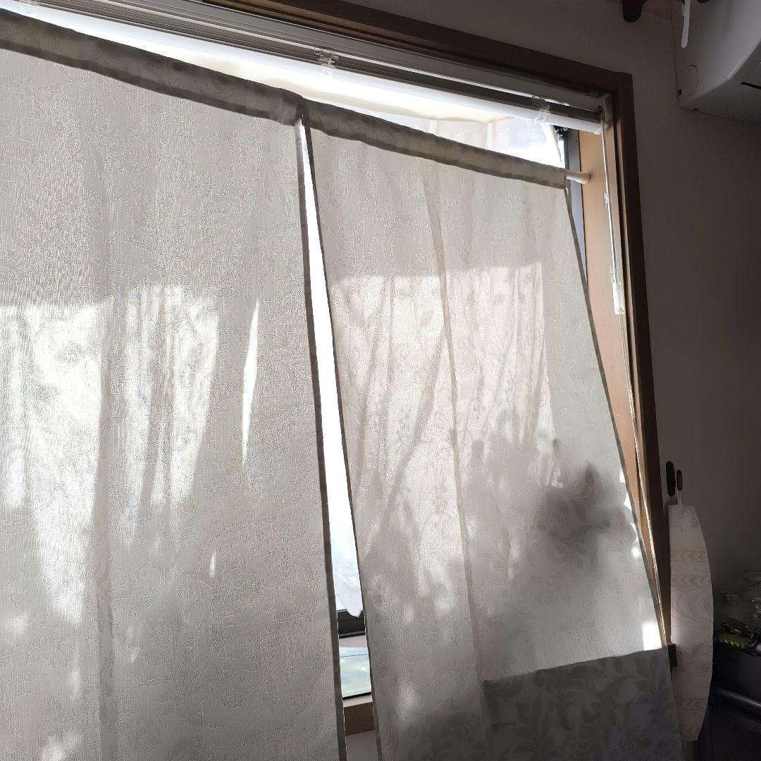 カフェカーテン【mitsuko様オーダー品　ドレープフラットカーテン】