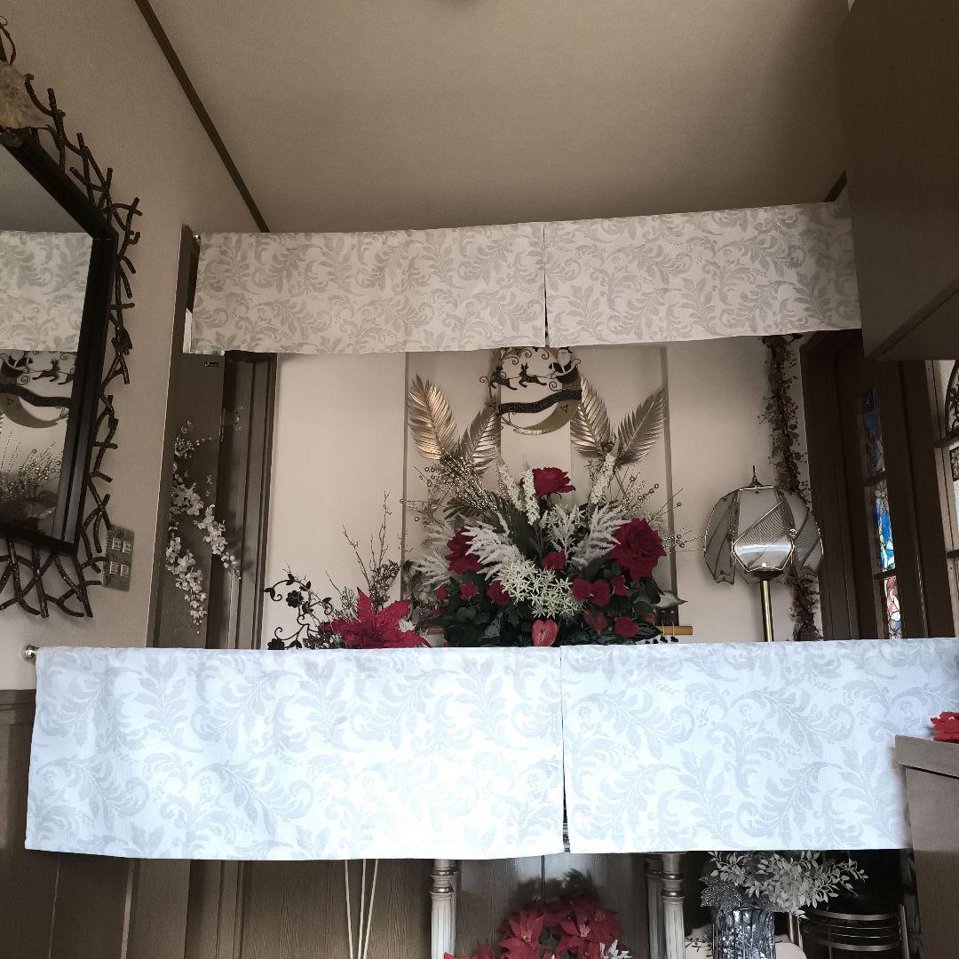 カフェカーテン【mitsuko様オーダー品　ドレープフラットカーテン】