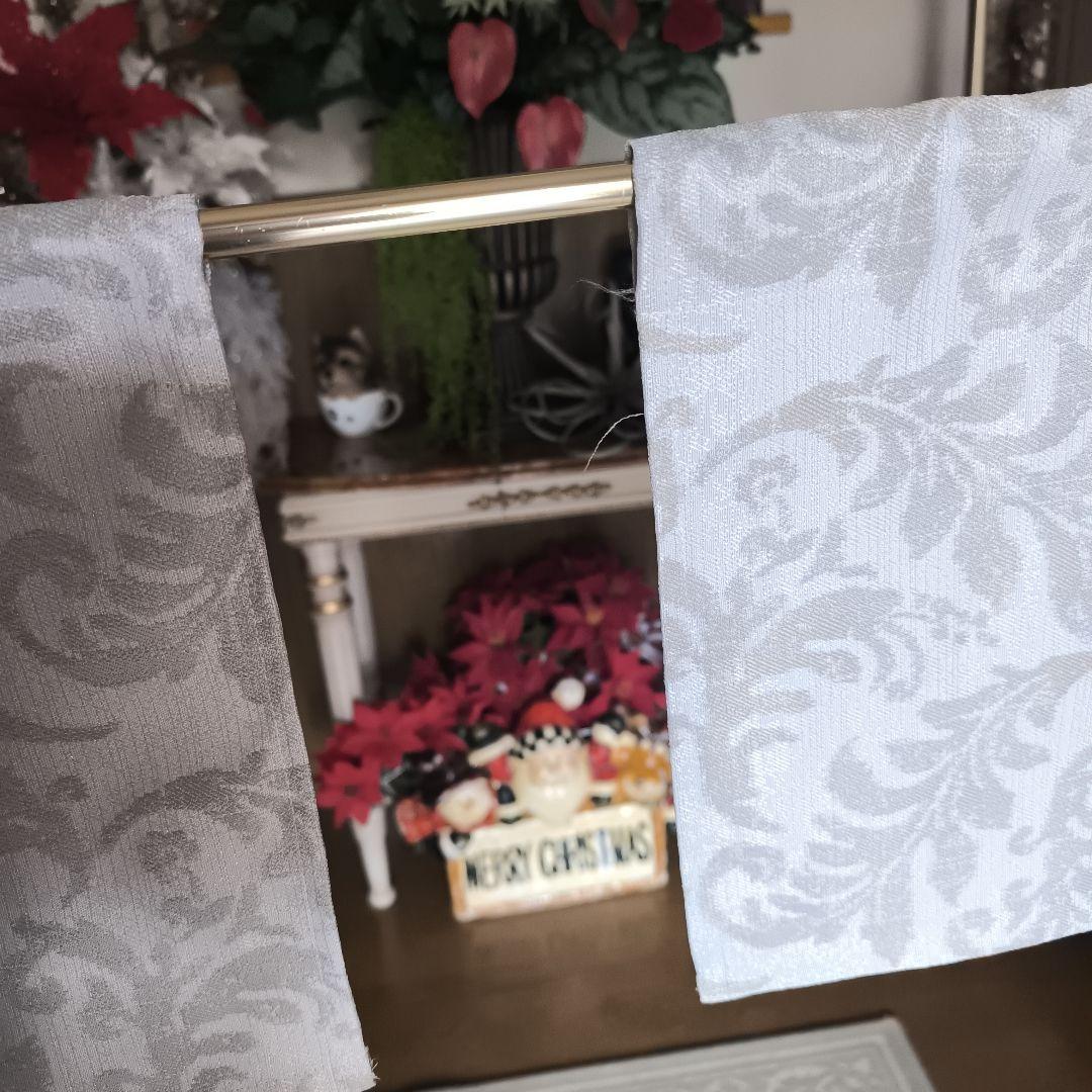 カフェカーテン【mitsuko様オーダー品　ドレープフラットカーテン】