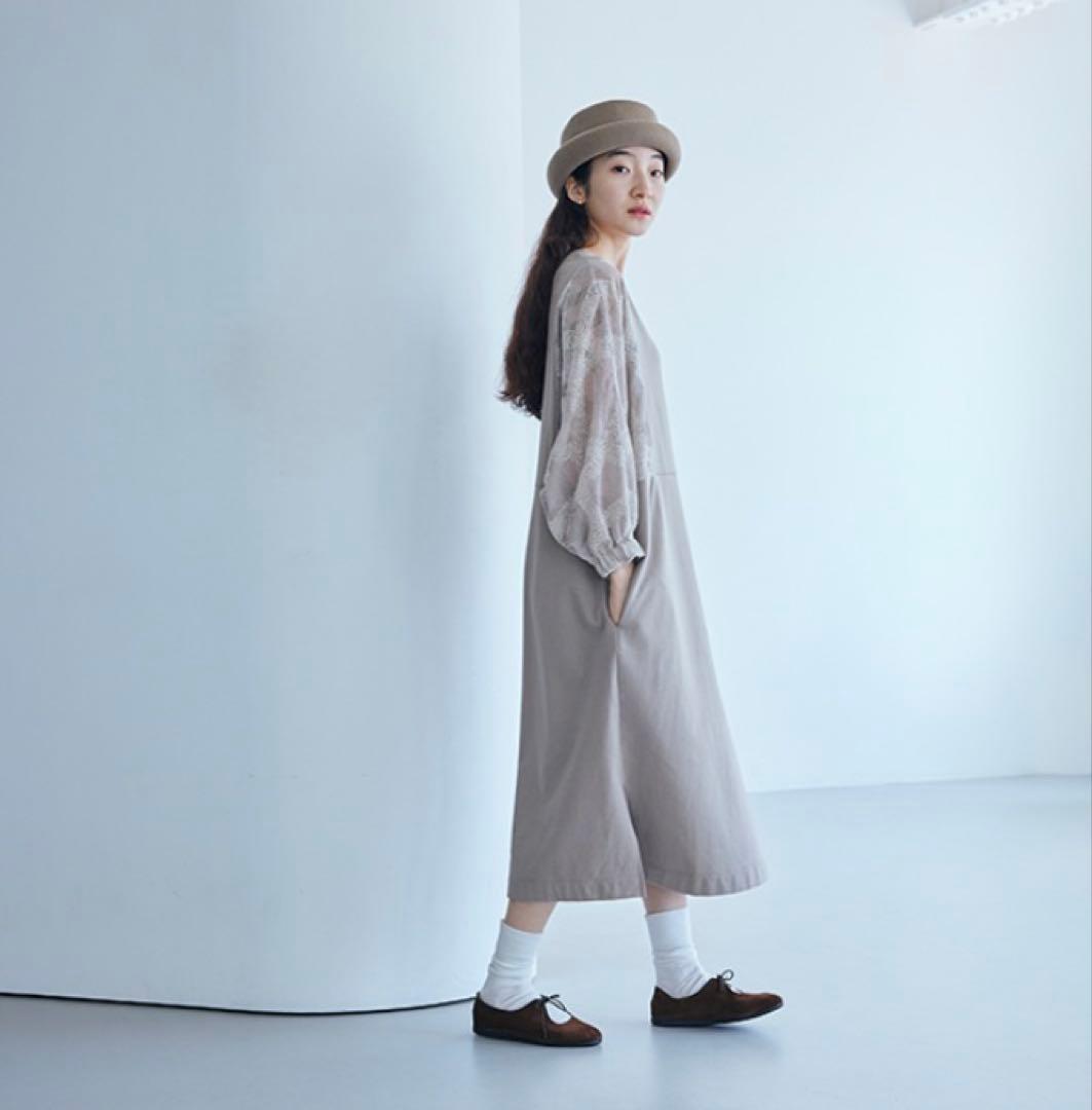 中川政七商店　布ぬのワンピース　やたらフロック