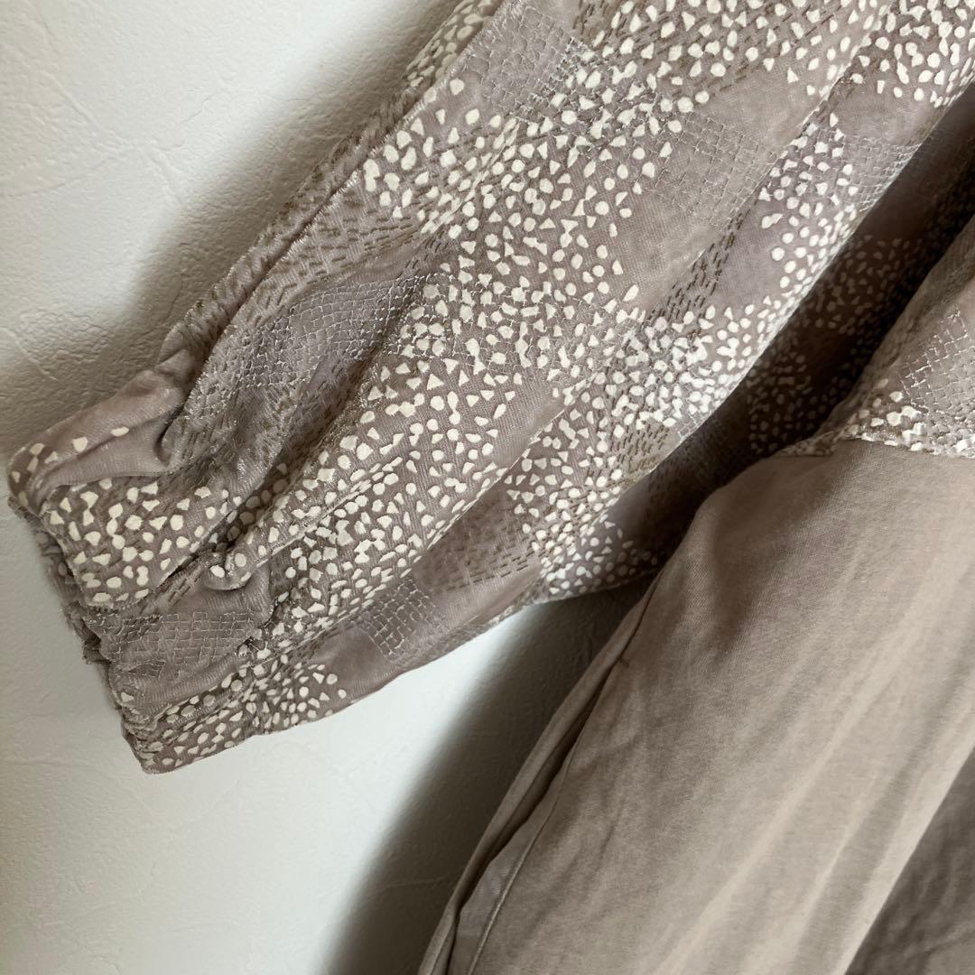 中川政七商店　布ぬのワンピース　やたらフロック