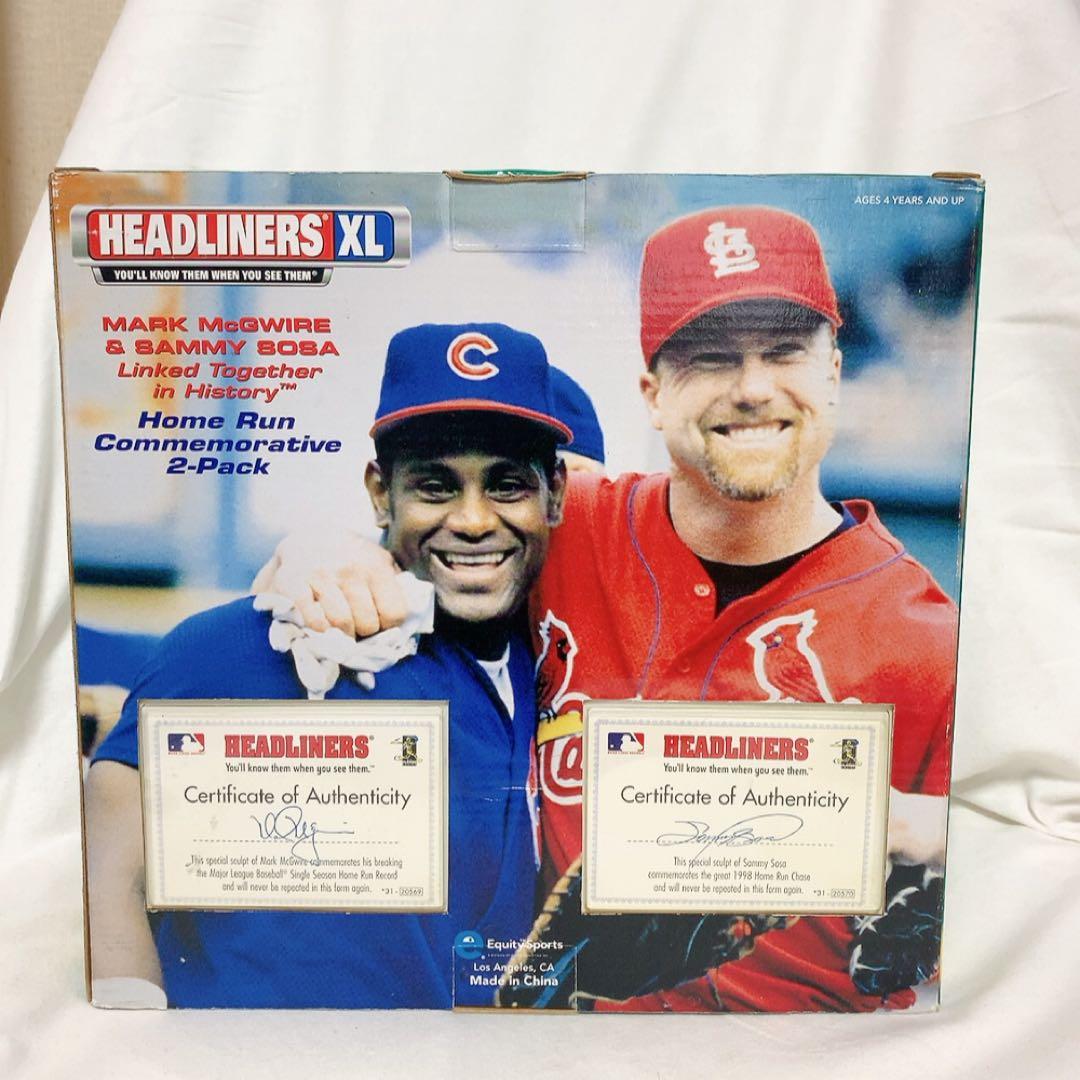 1998年MLB 記念フィギュア サミーソーサー&マークマグワイア 未使用