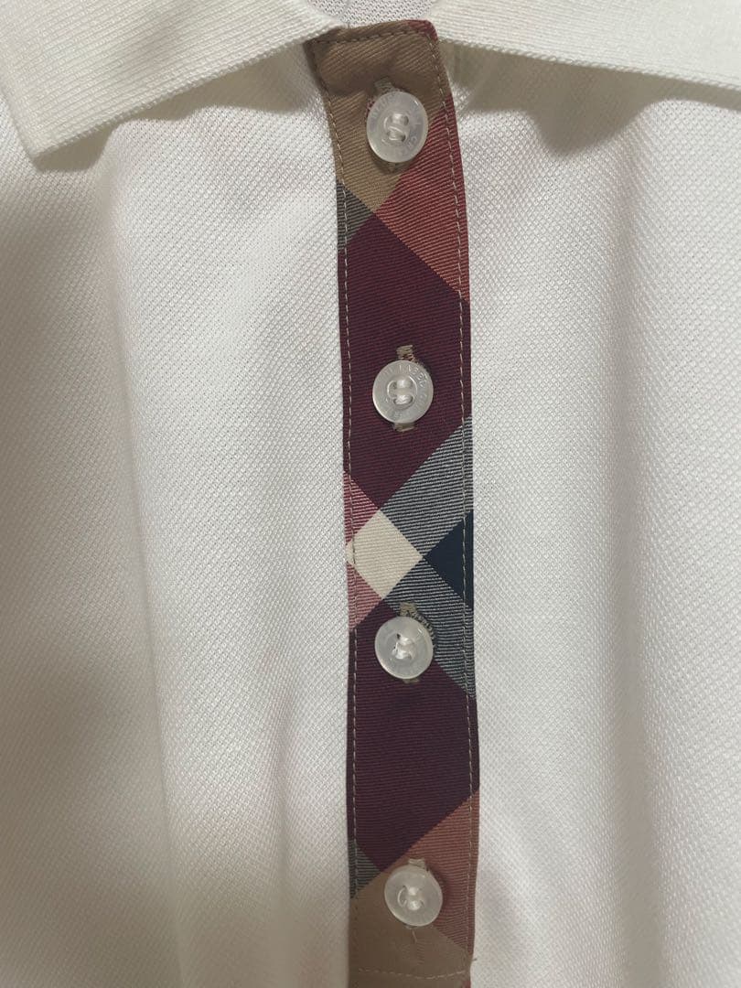 新品ブルーレーベルクレストブリッジ 原宿店限定 半袖 ポロシャツ 38 赤