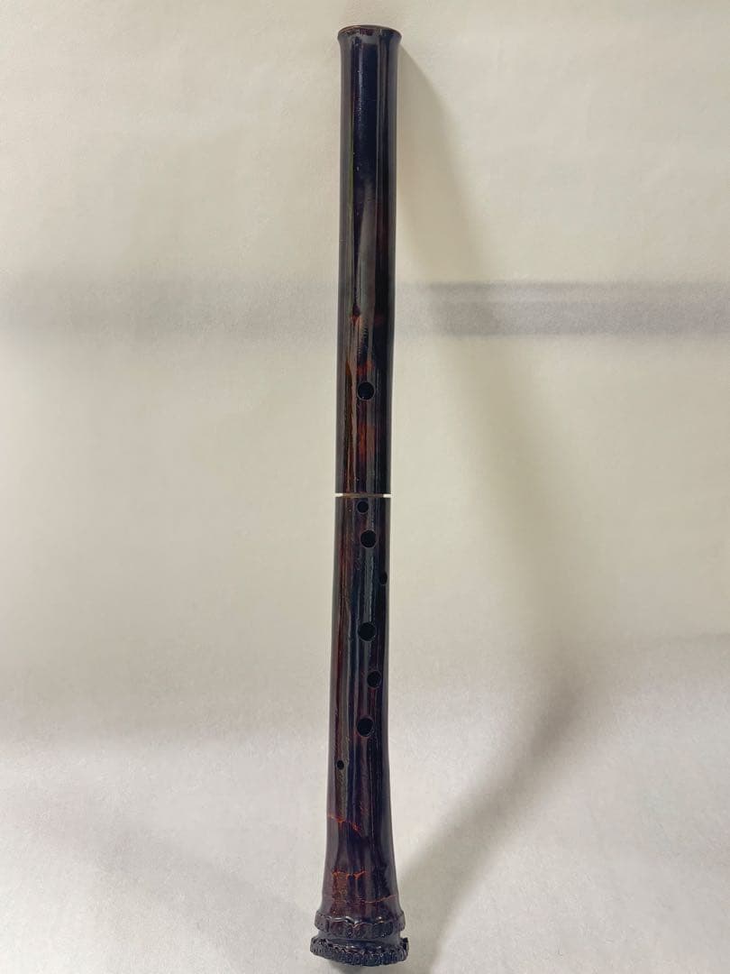 尺八　黒漆尺八　9孔尺八　1尺八寸 美品　柴田聖山考案