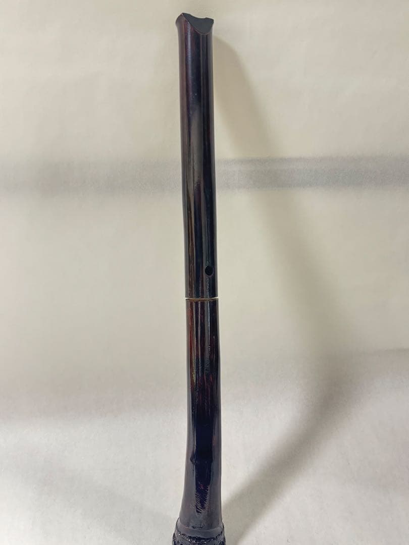 尺八　黒漆尺八　9孔尺八　1尺八寸 美品　柴田聖山考案