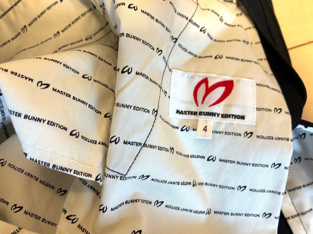 マスターバーニー ゴルフ パンツ４　サイドロゴ　　　［新品未使用］