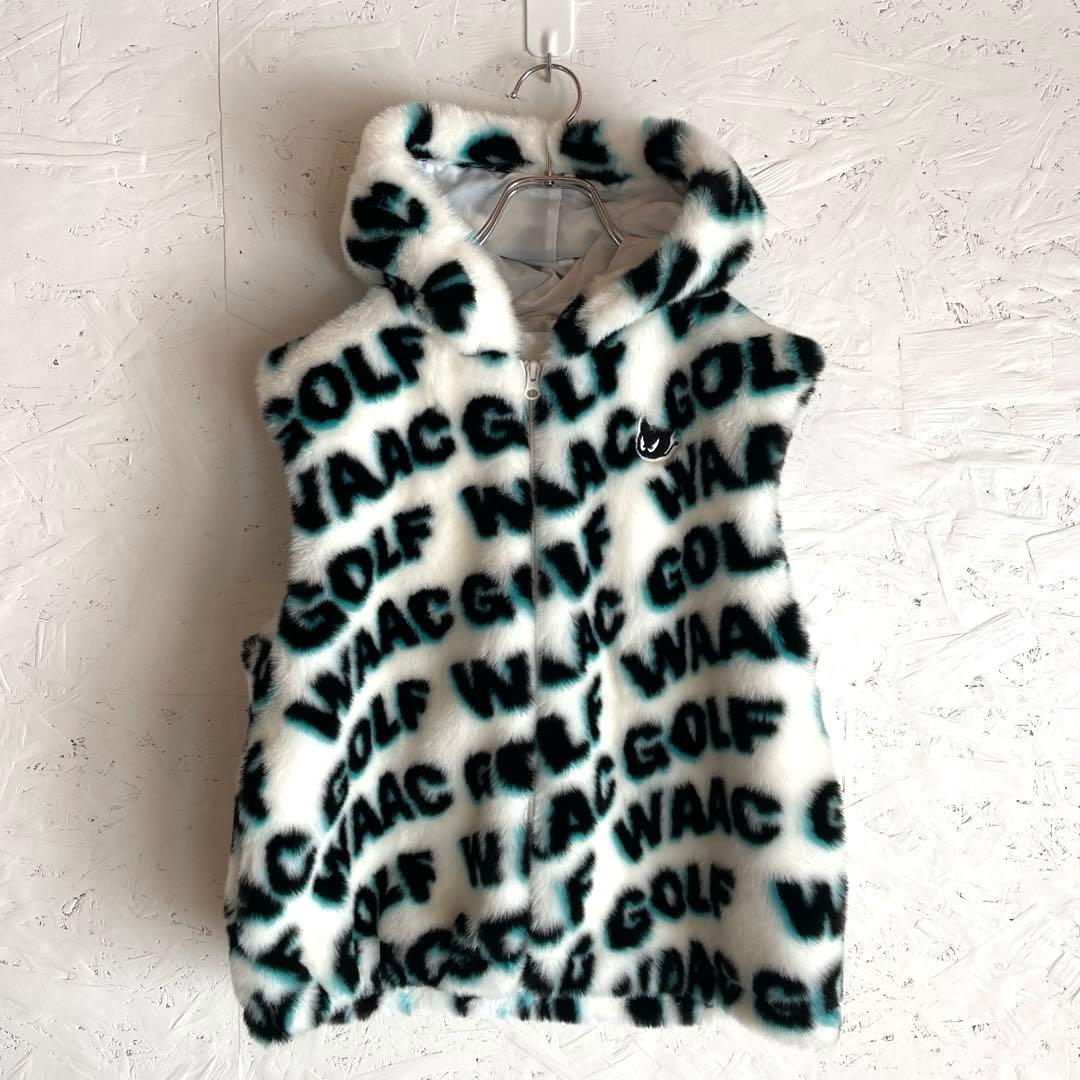 ゴルフウェア【WAAC】エコファーロゴフーディーベスト ファ