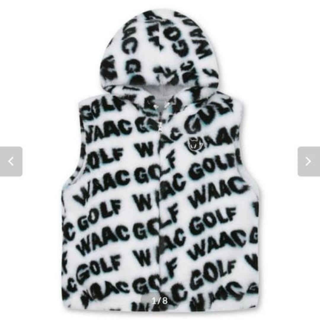 ゴルフウェア【WAAC】エコファーロゴフーディーベスト ファ