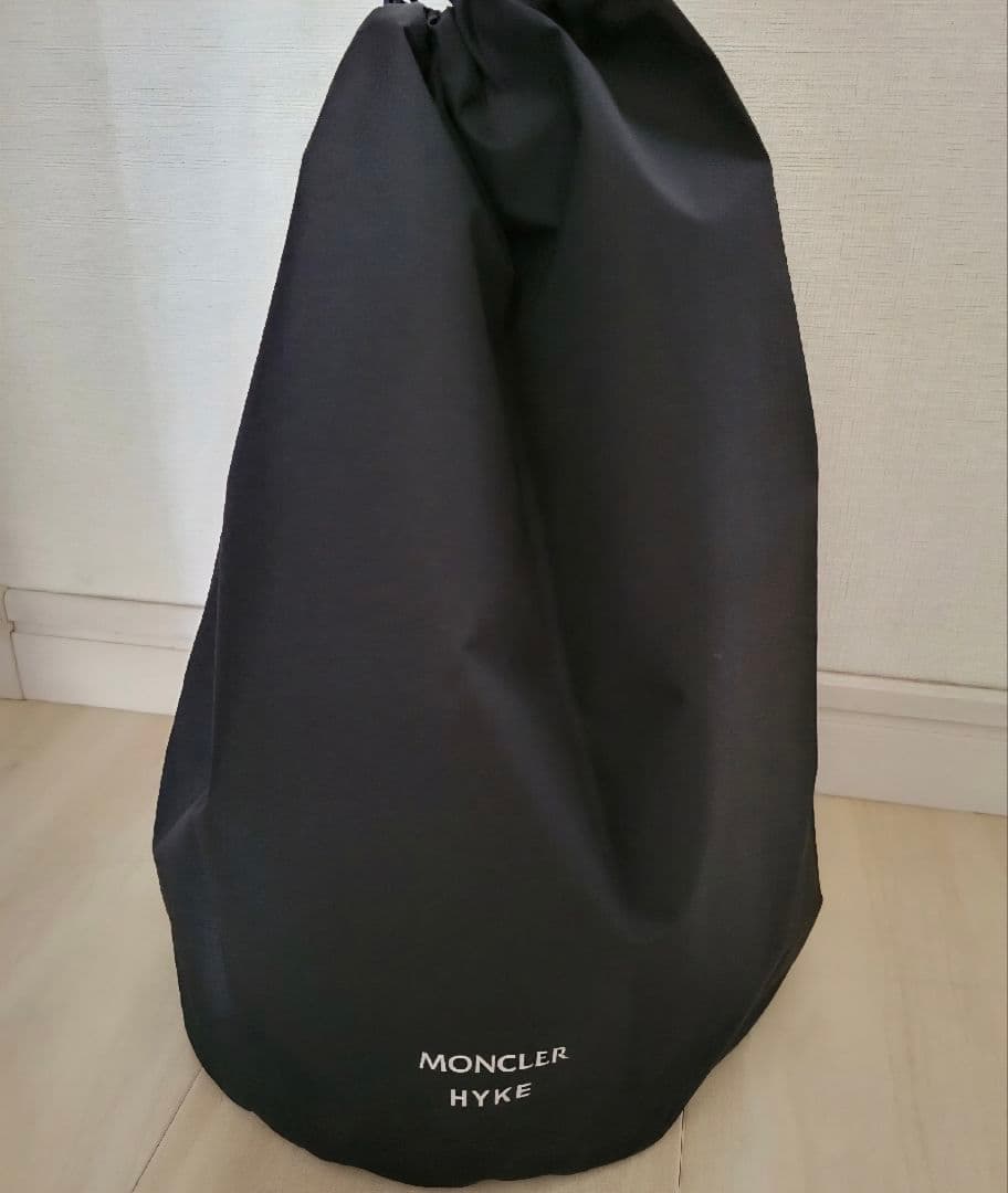未使用‼️MONCLER HYKE ブラック ドローストリングバッグ
