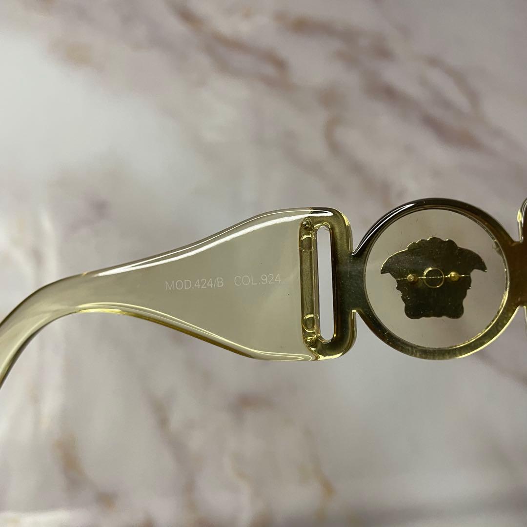 VERSACE ヴェルサーチェ スケルトン ゴールド サングラス 廃盤 レア