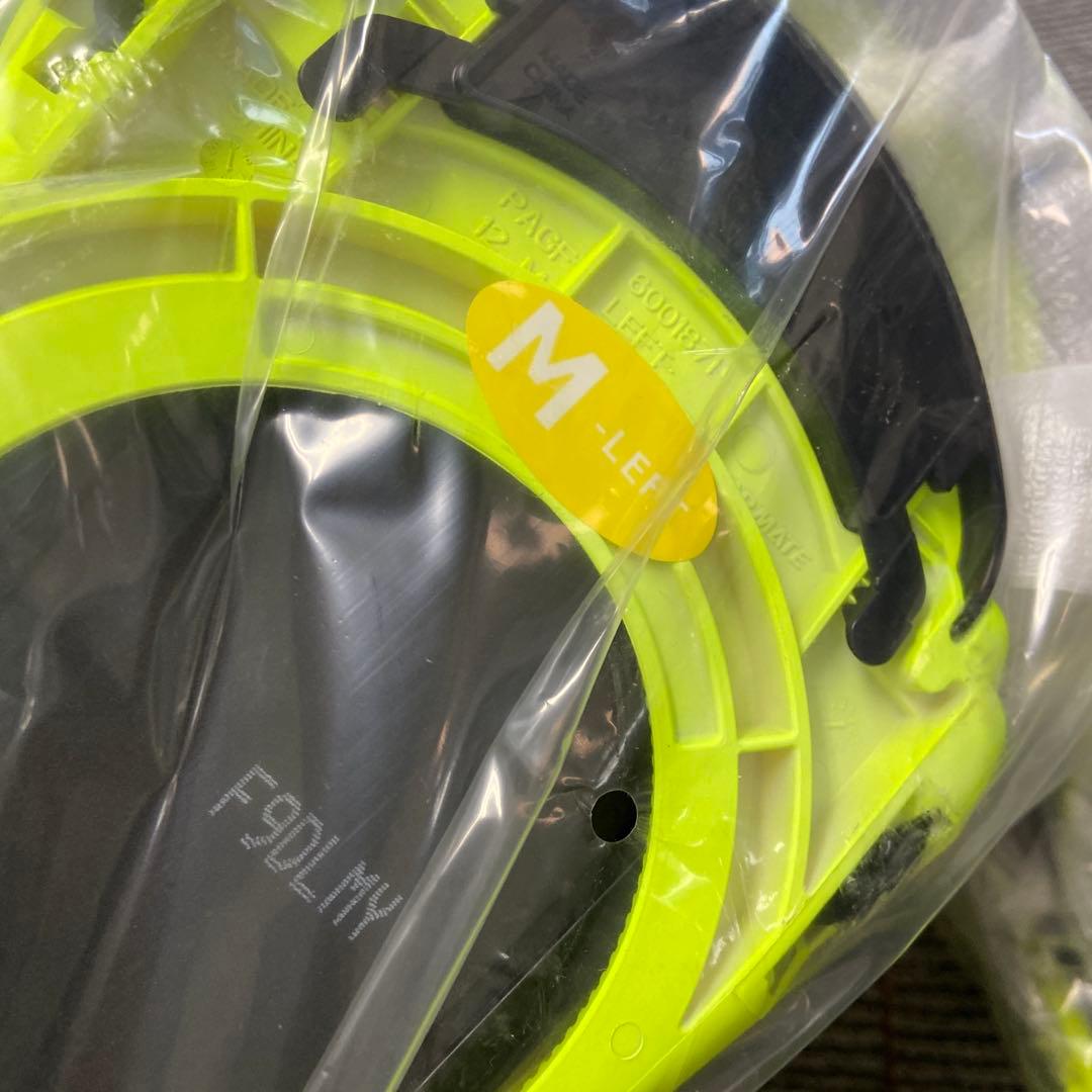 新品・未使用⭐️FLUX DSW ビンディング ネオンイエロー M