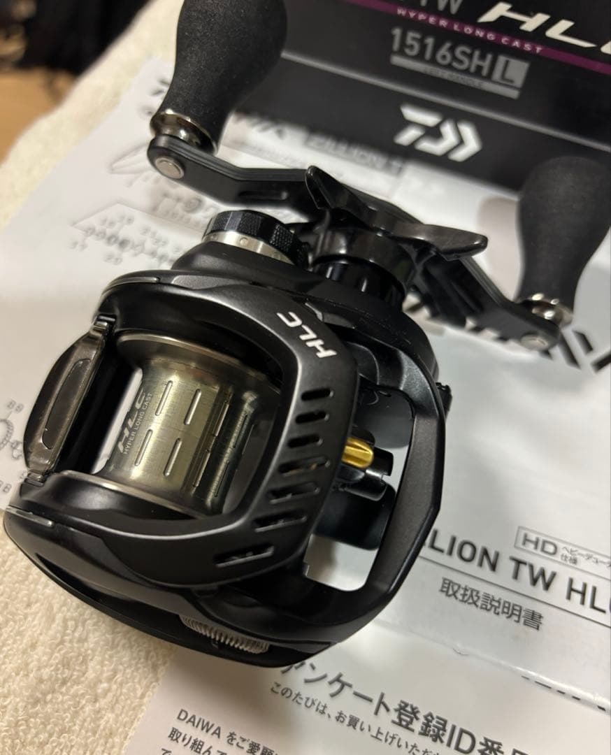 超美品超良品ダイワ ZILLION TW HLC 1516SHL 左巻き