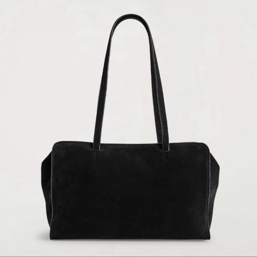 COS コス マレ ボウリングバッグ スエード ショルダーバッグ