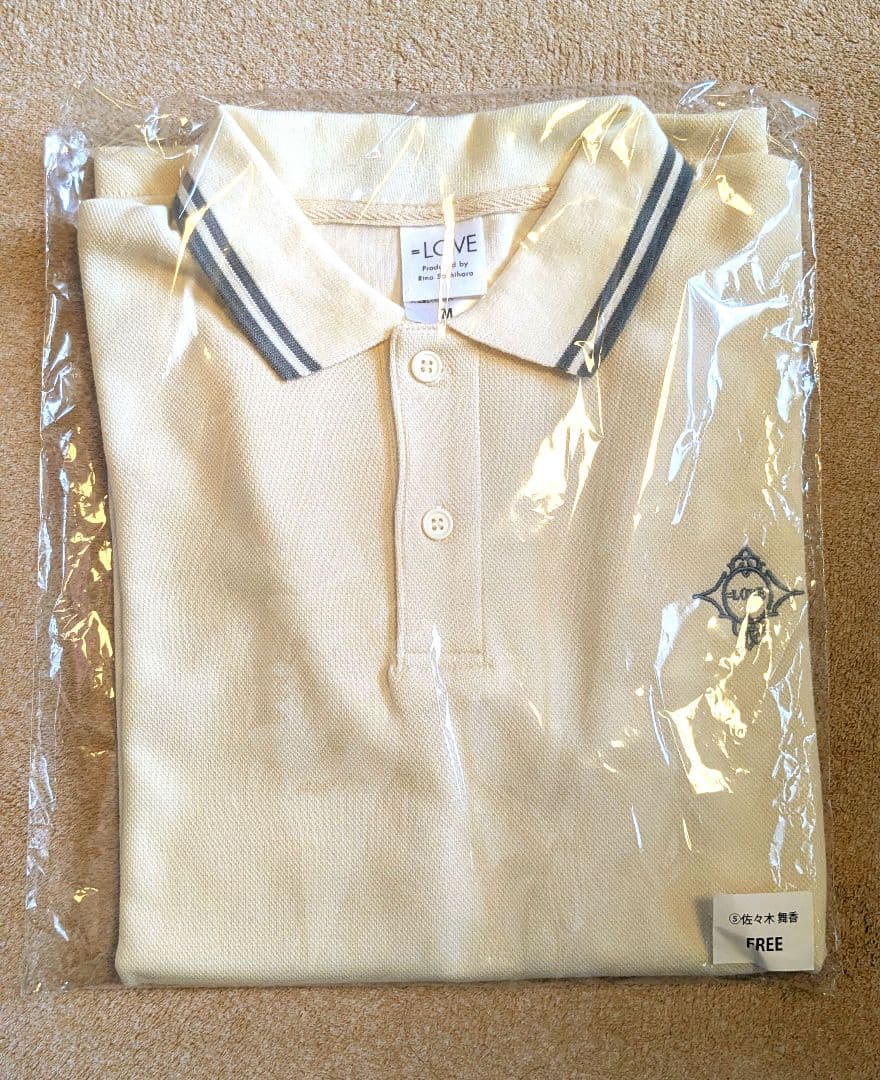 新品未使用】イコラブ8周年ツアー 個別ポロシャツ 佐々木舞香