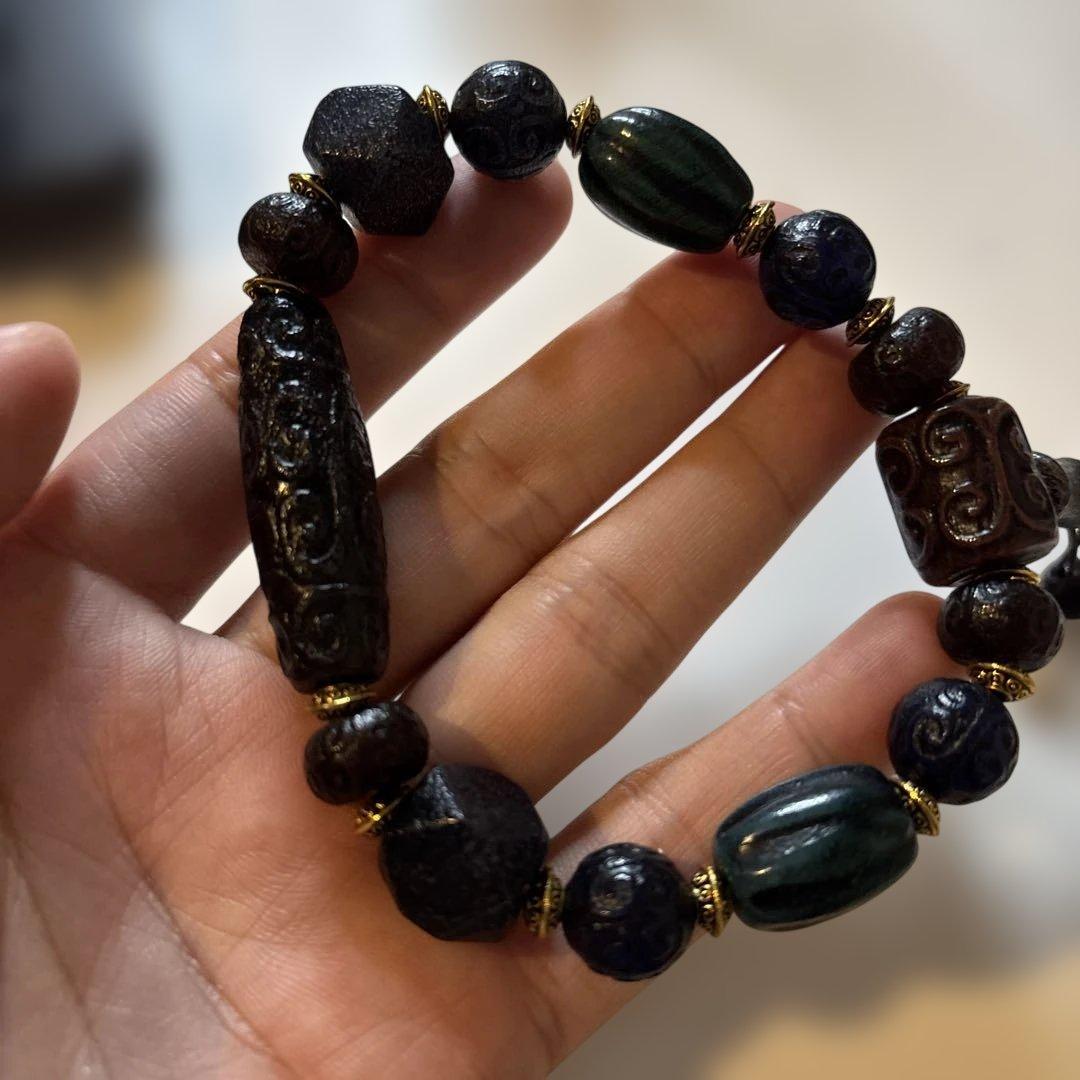 これはすっごいパワー！浄化されまくり！チベットマニ車天珠！めのう！すごすぎ！