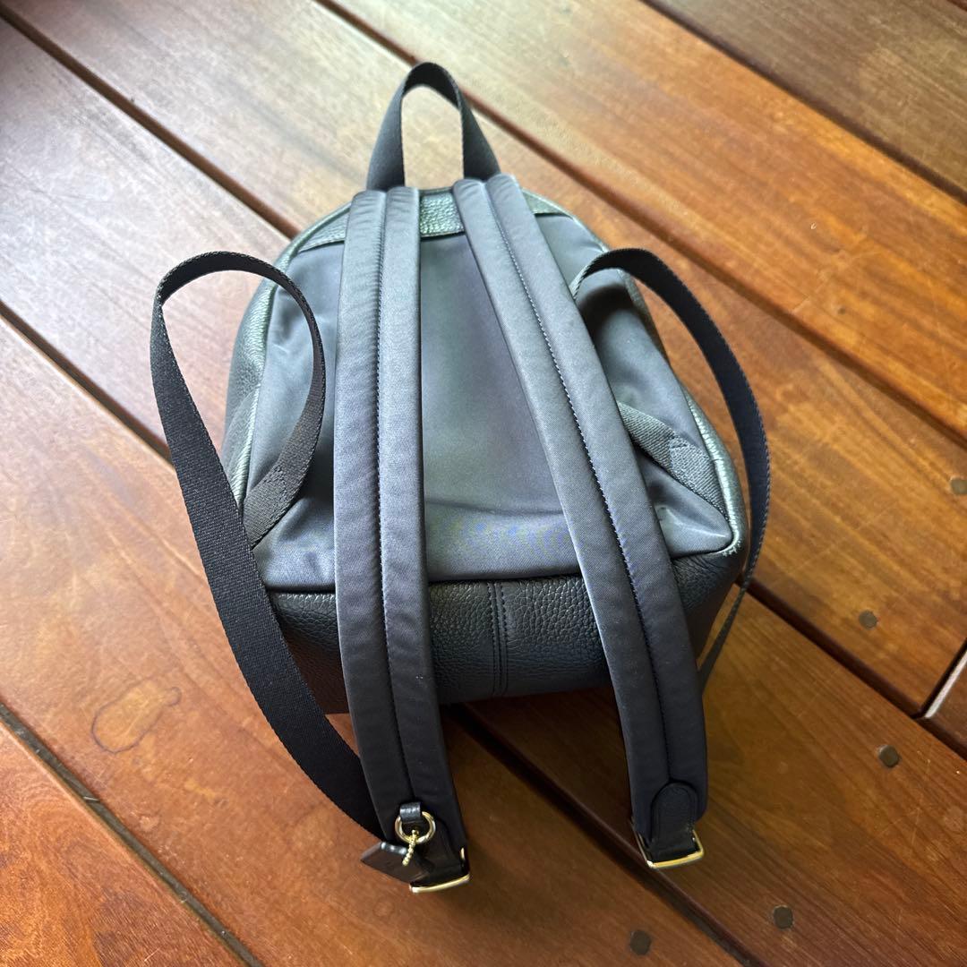 ⭐️再再値下げ⭐️COACH(コーチ)/ ブラック(ネイビー寄り)/ミニリュック