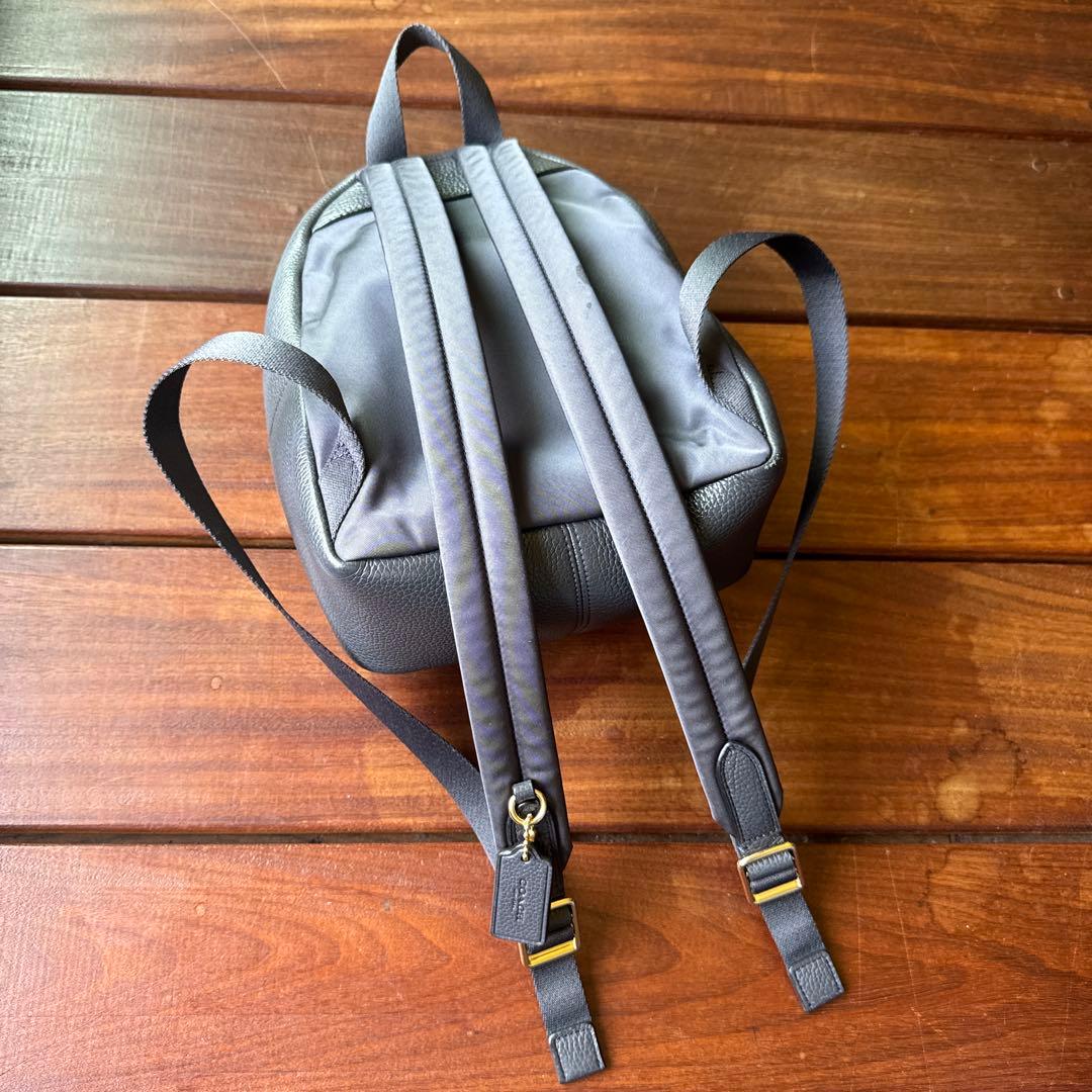 ⭐️再再値下げ⭐️COACH(コーチ)/ ブラック(ネイビー寄り)/ミニリュック