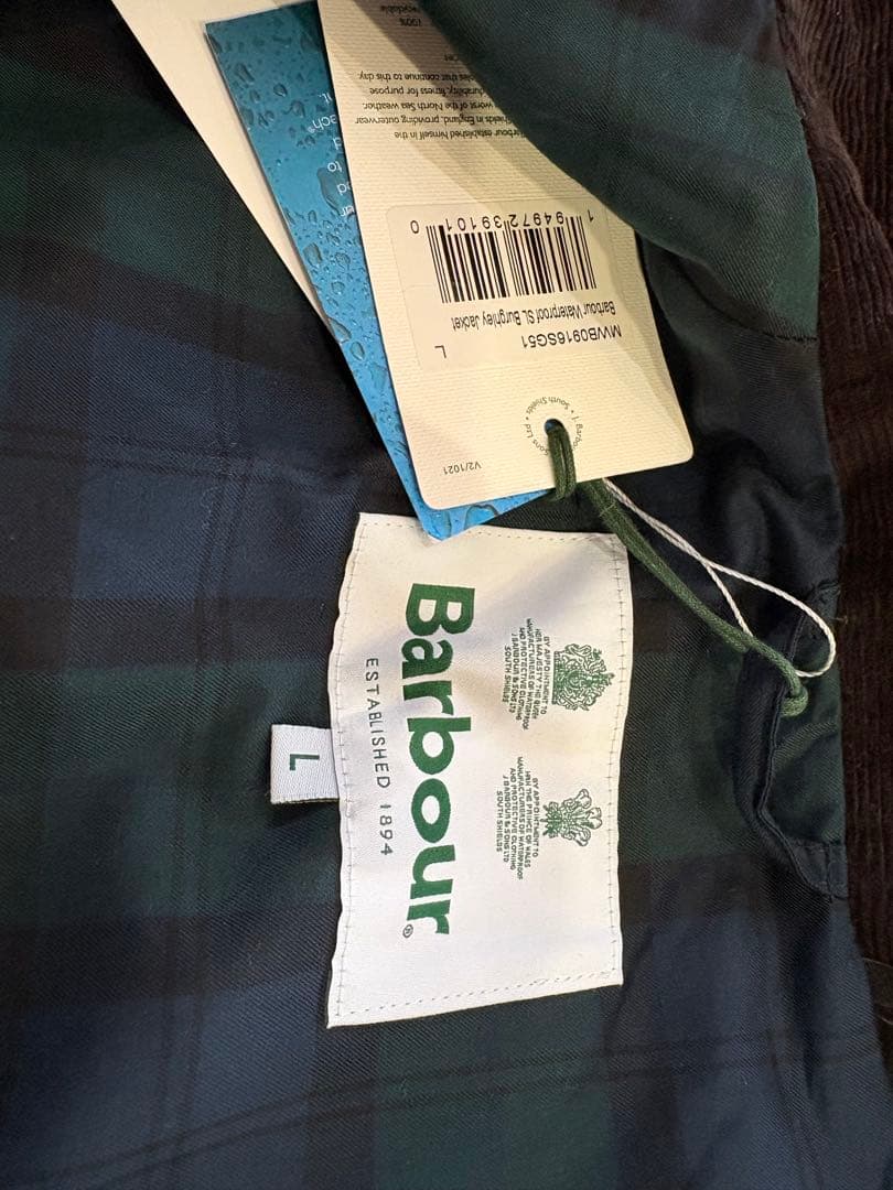 【新品タグ付き】Barbour「BURGHLEY」（バブアーのバーレー）