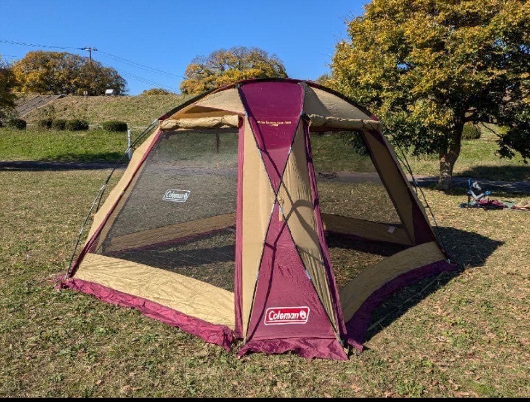 コールマン　ドームスクリーン バーガンディ