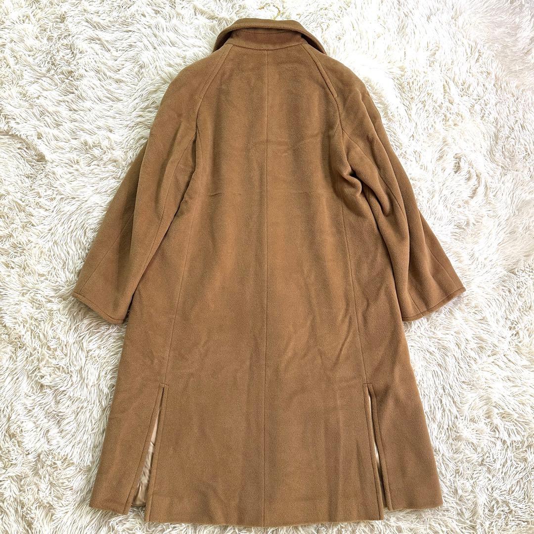 高級ライン銀タグ✨マックスマーラ ロングコート キャメル ウール