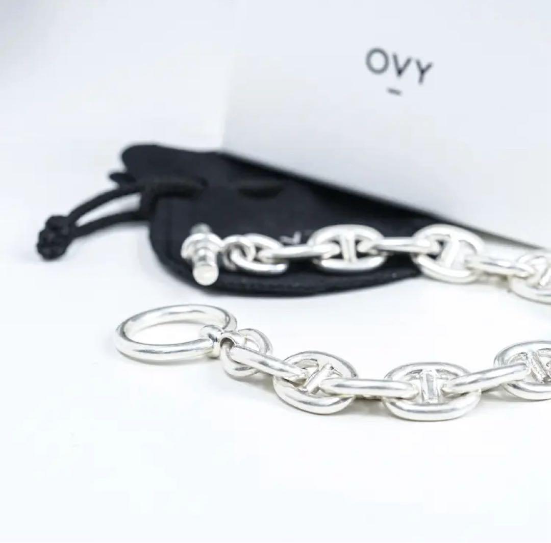 OVY Silver Anchor Chain Bracelet Mサイズ