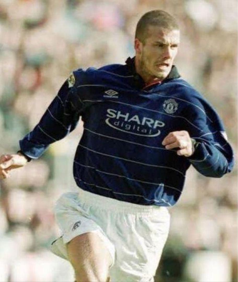 レア】マンチェスターu 99年00年 黄金期 サードユニフォーム - メルカリ