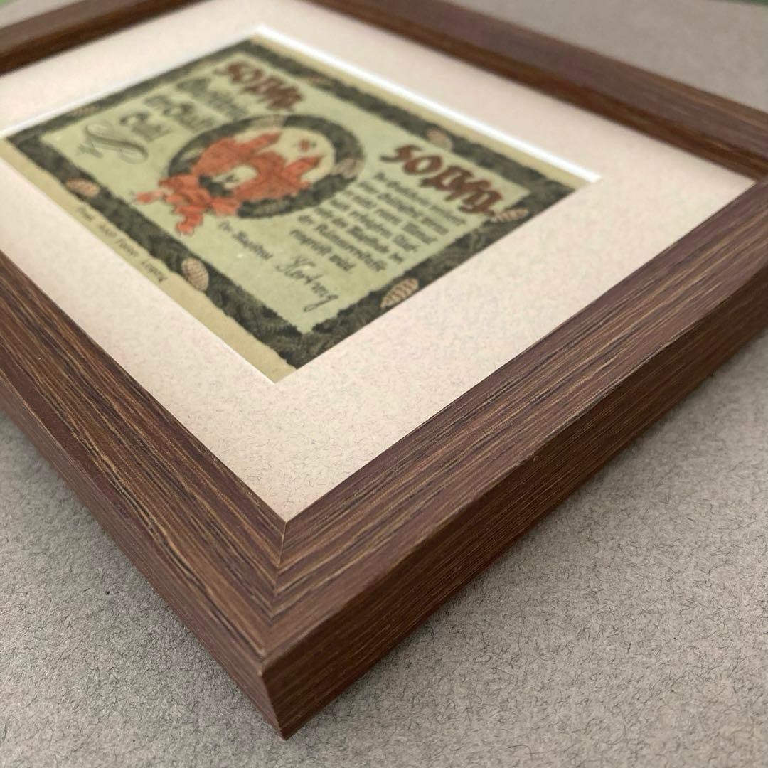366》アートフレーム アンティーク ノートゲルト ドイツ 額装品 - メルカリ