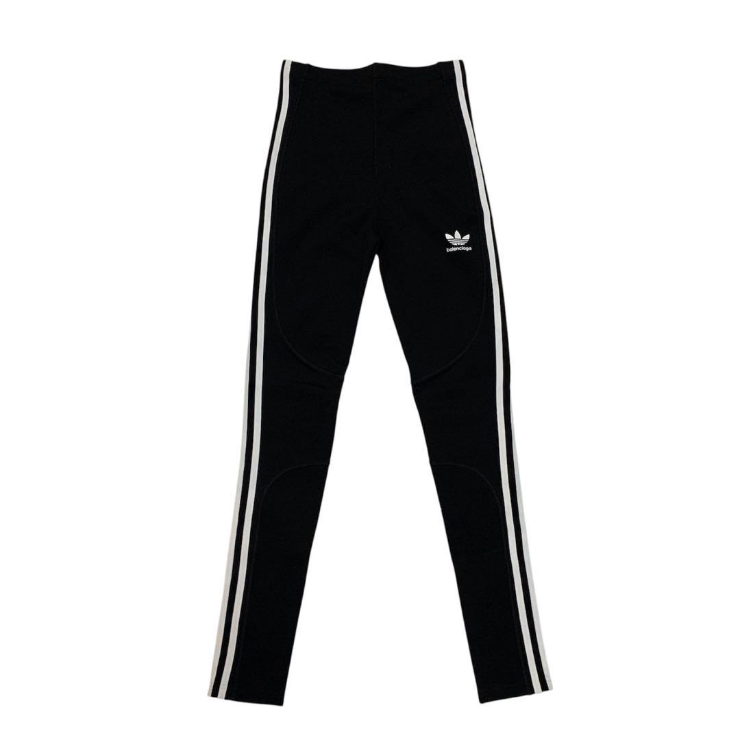 【新品】バレンシアガ×アディダス レギンス ブラック 36 S〜M