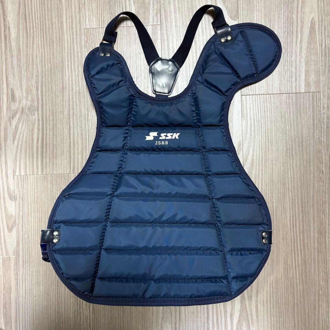 SSK 軟式 キャッチャー防具セット ネイビー JSBB