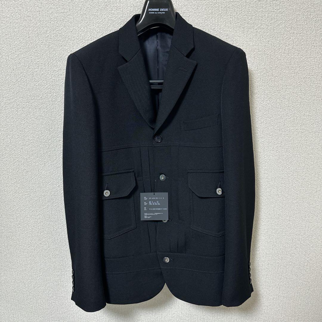 25AW HOMME DEUX Gジャンドッキングテーラードジャケット サイズS