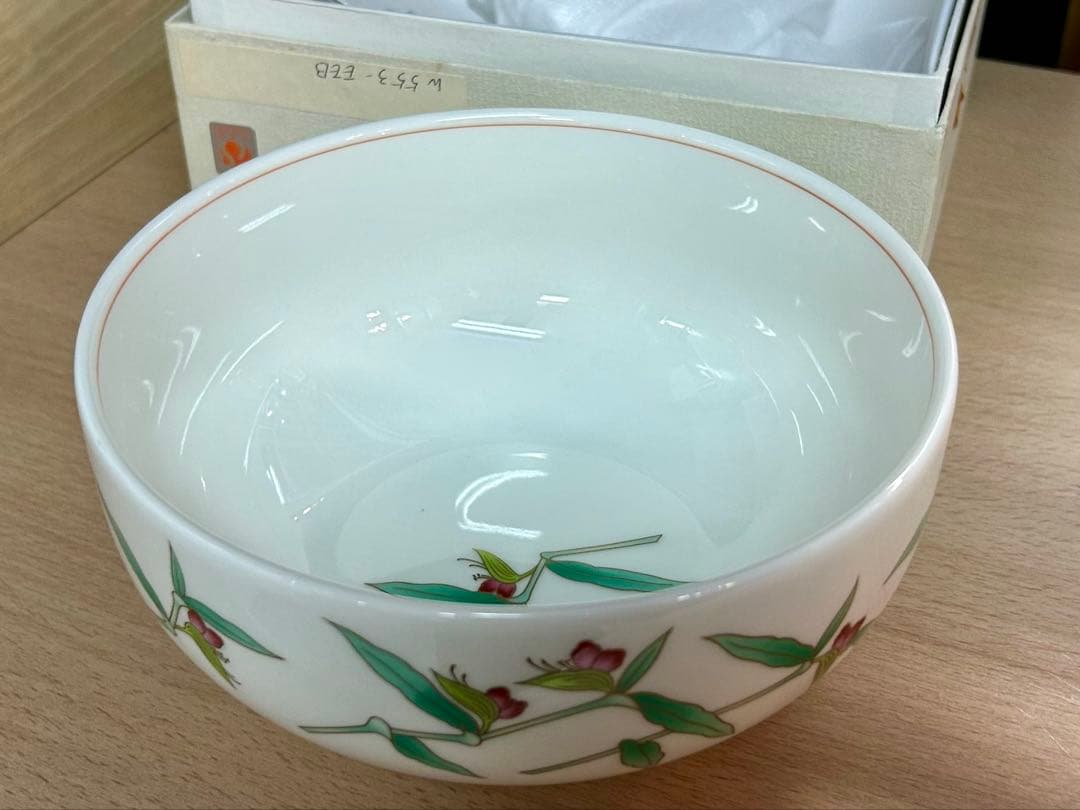 香蘭社　染カトレア　はなむけそう　しらかわ　湯呑み　まとめて