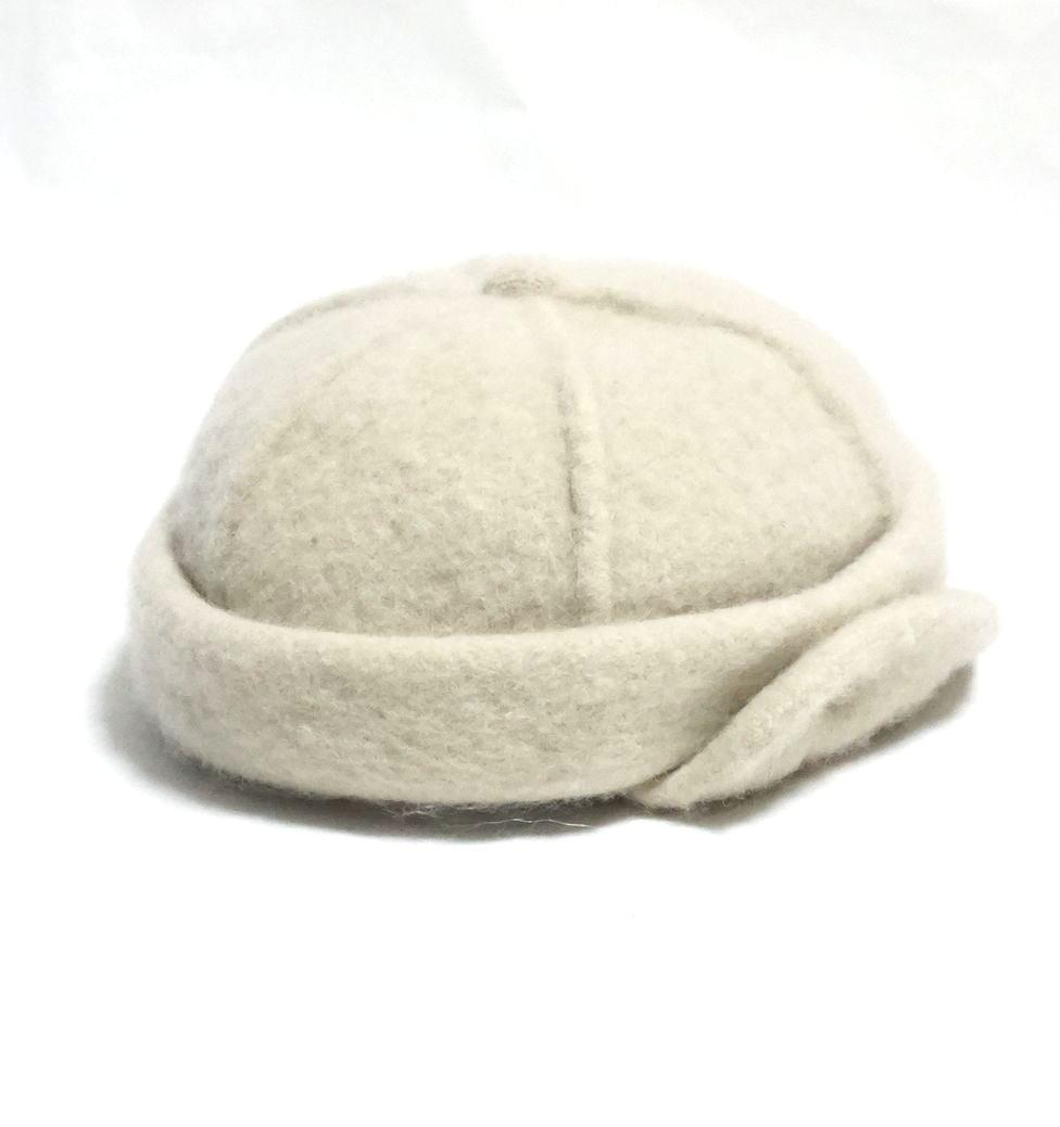 pium 千鳥柄 ベレー帽