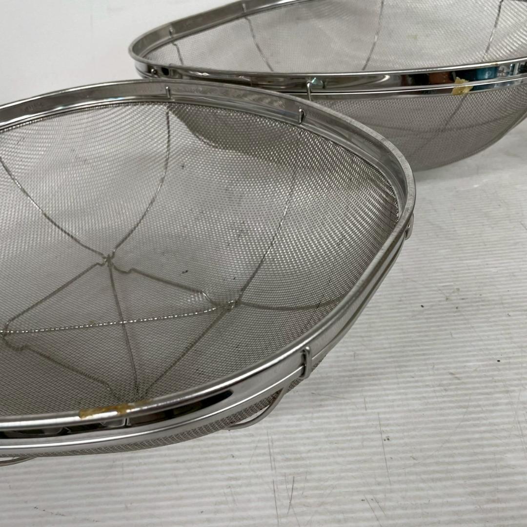 ステンレス製 ざる 7点セット まとめ売り サイズ違い Y1994 - メルカリ