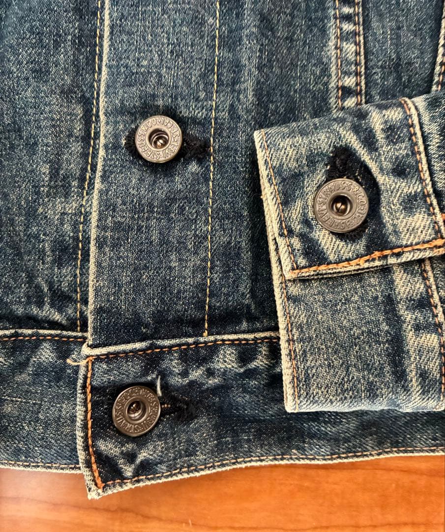 日本製復刻　濃紺　Levi’s 70504 デニムジャケット サード　S　36