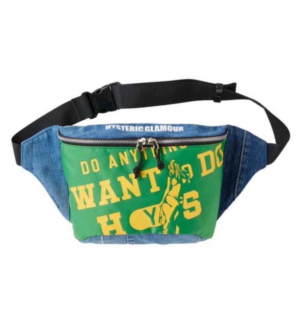 ヒステリックグラマー スコーピオン刺繍 ボディバッグ Hysteric ロック