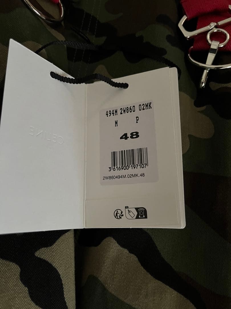 celine 23SS 迷彩 ハーネス モッズコート エディ セリーヌ