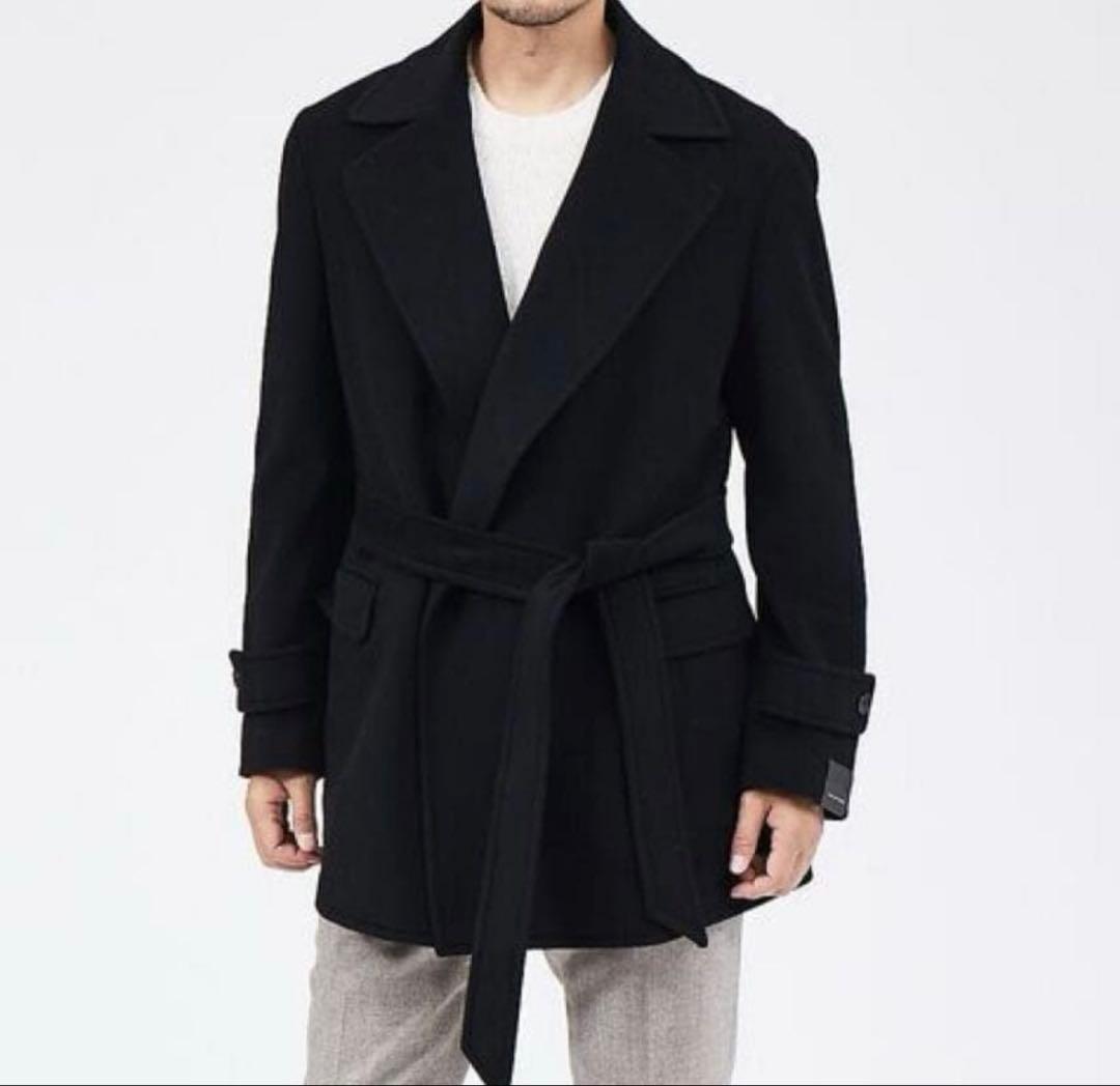 【人気完売モデル】タリアトーレ バルカラーコート / ブラック