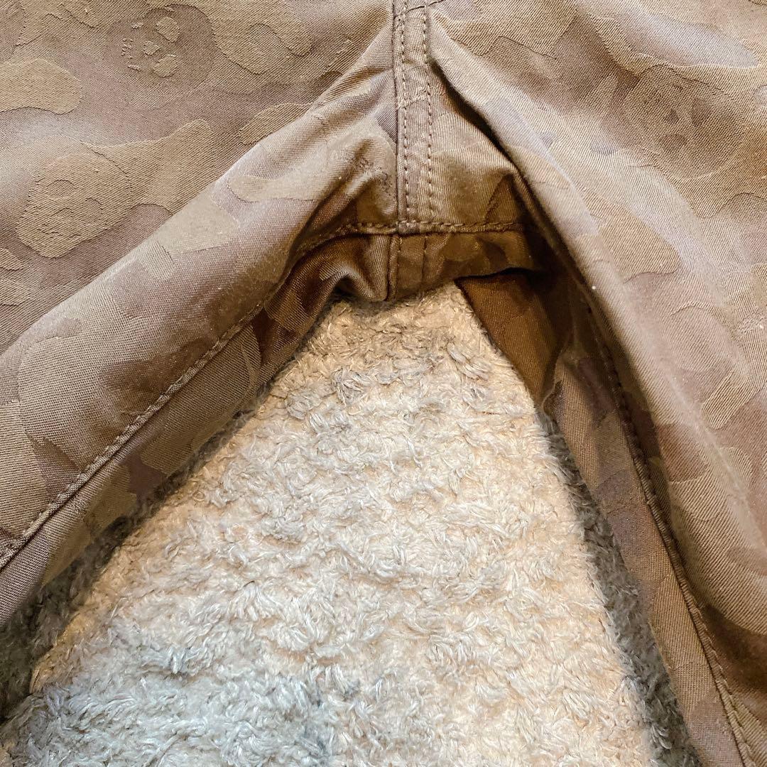 【美品】MARK & LONA 人気 スカルロゴ×カモフラ 総柄 ゴルフパンツM