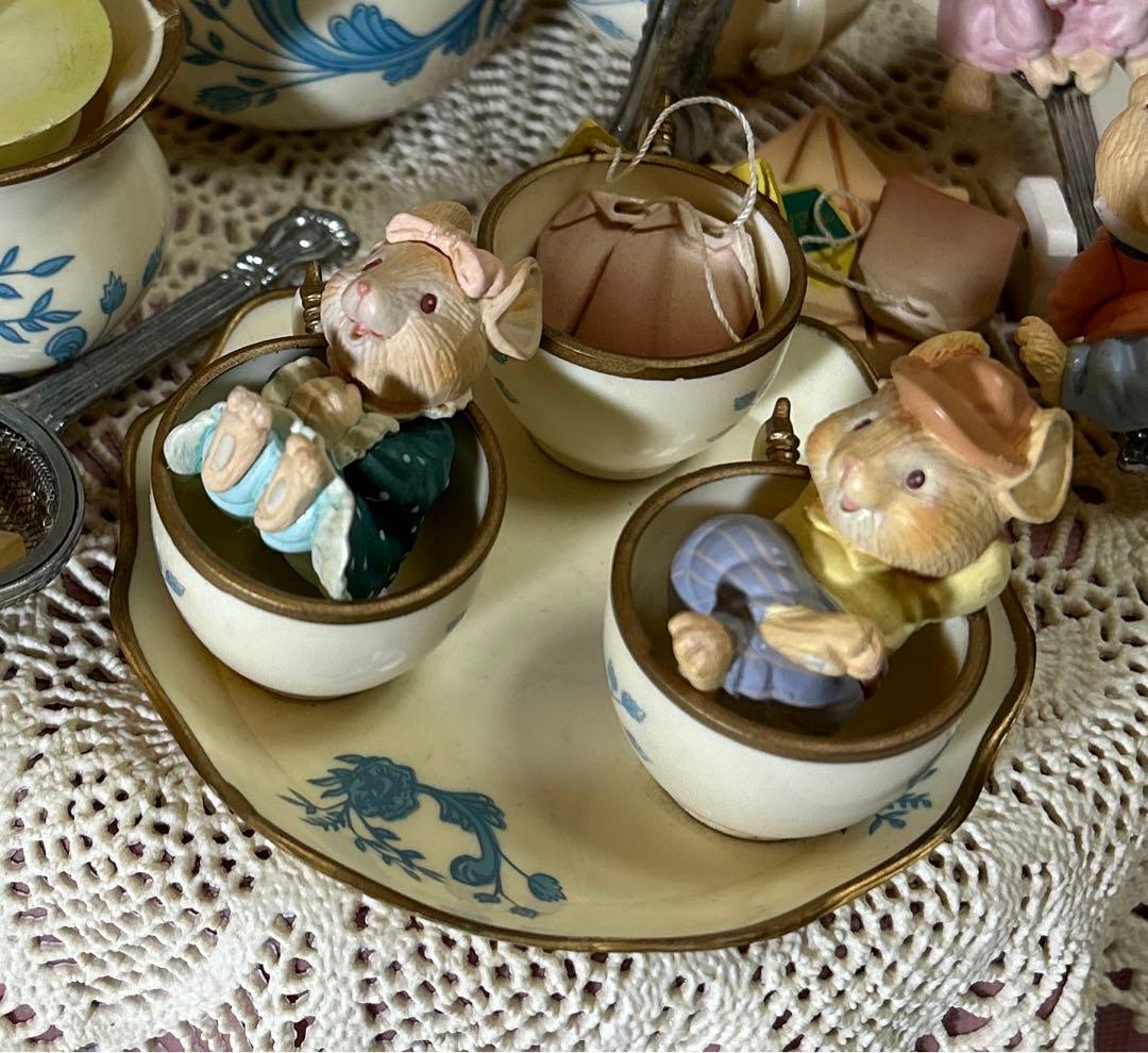 超希少】ENESCO エネスコ オルゴール ネズミ ティーパーティー - メルカリ