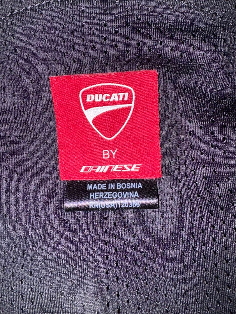 DUCATI DAINESE ダイネーゼ　レザージャケット ブラック/レッド